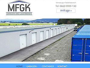 Vermietung von Garagen und Container in Niederösterreich