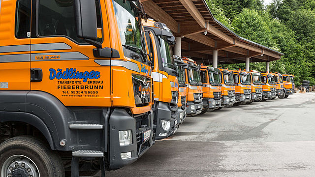 Transporte Erdbau Dödlinger Fieberbrunn bei Kitzbühel