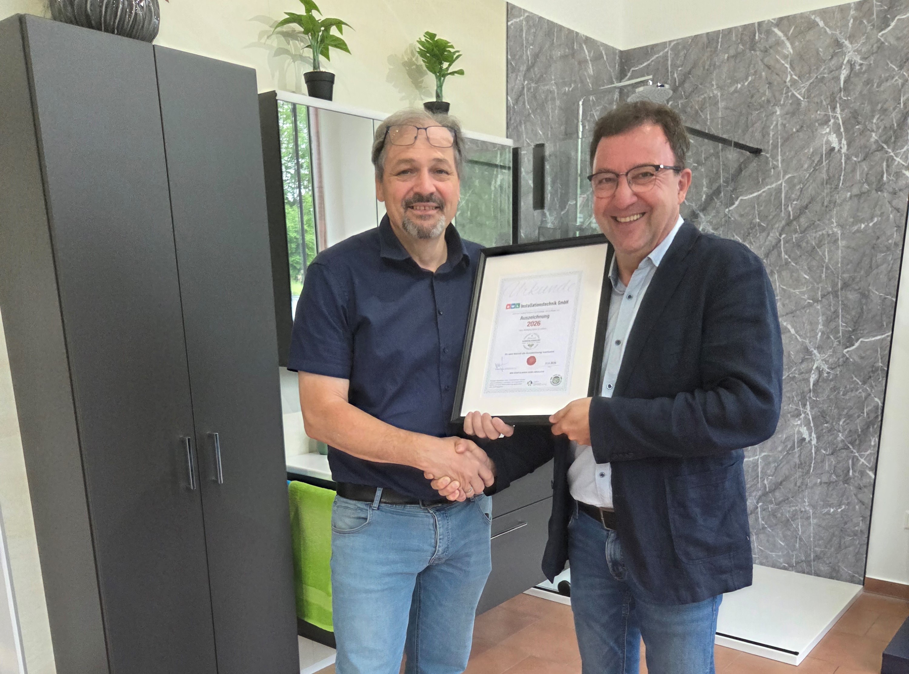 EWL Installationstechnik GmbH aus Wies hat Handschlagqualität