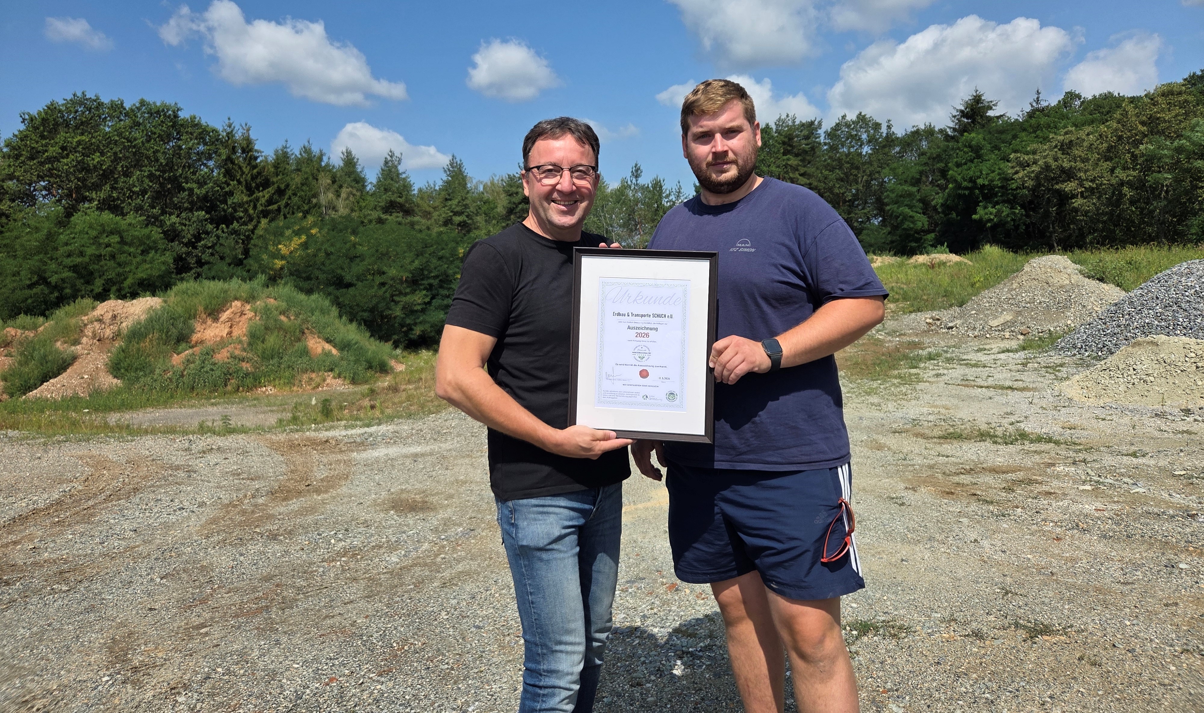 Erdbau Transporte Lukas Schuch hat Handschlagqualität