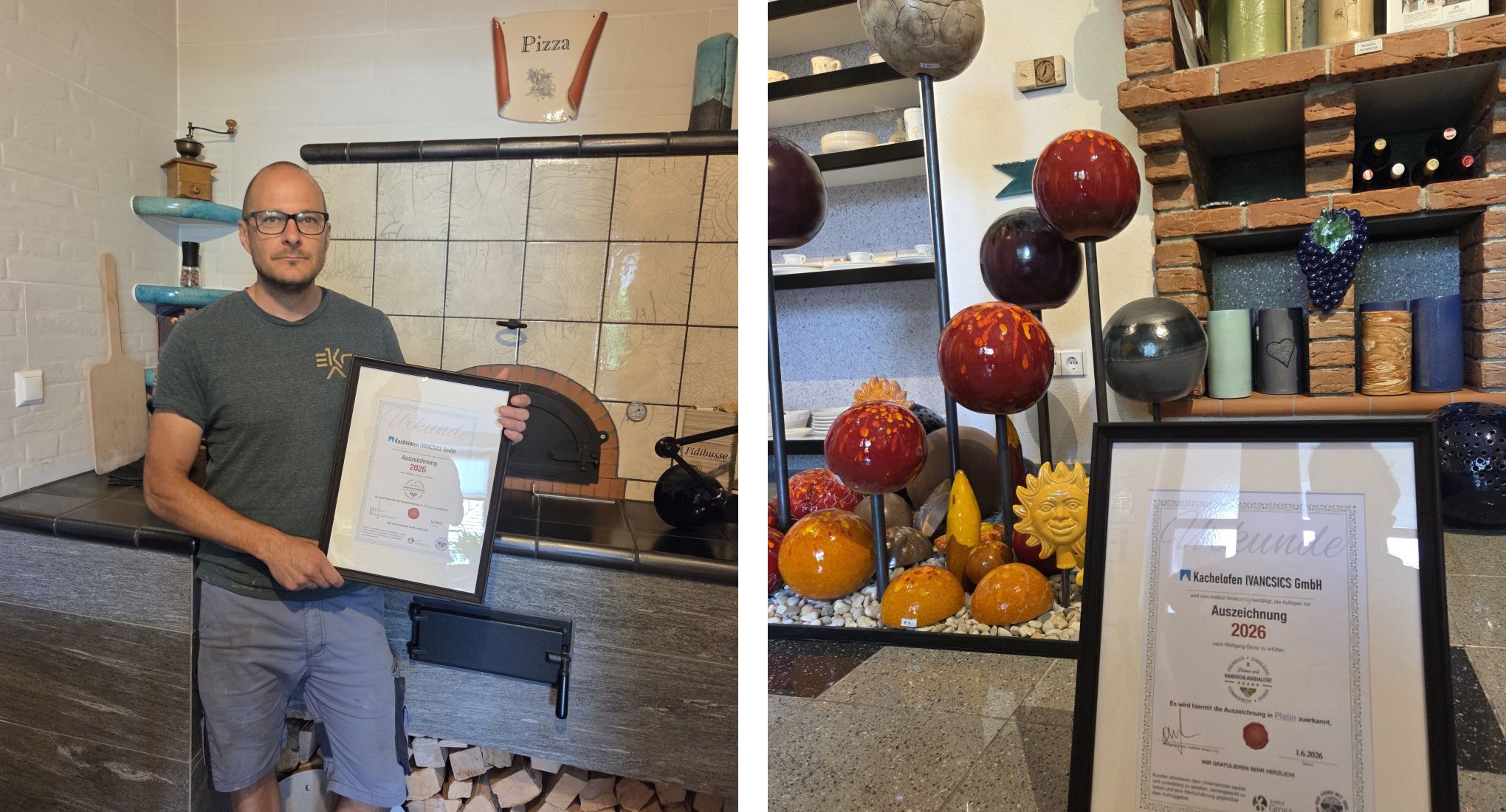 Kachelofen Ivancsics GmbH aus Ollersdorf ist eine Firma mit Handschlagqualität