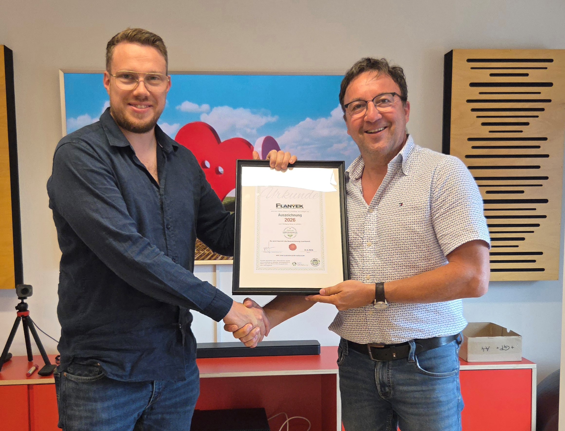 Karl Flanyek GmbH Ferdinand Ruppert hat Handschlagqualität