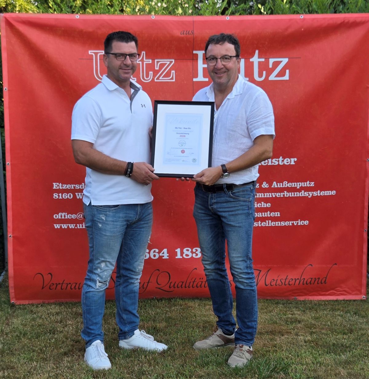 UITZ PUTZ - Rene Uitz aus Etzersdorf bei Weiz hat Handschlagqualität