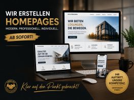 Wir erstellen Homepages